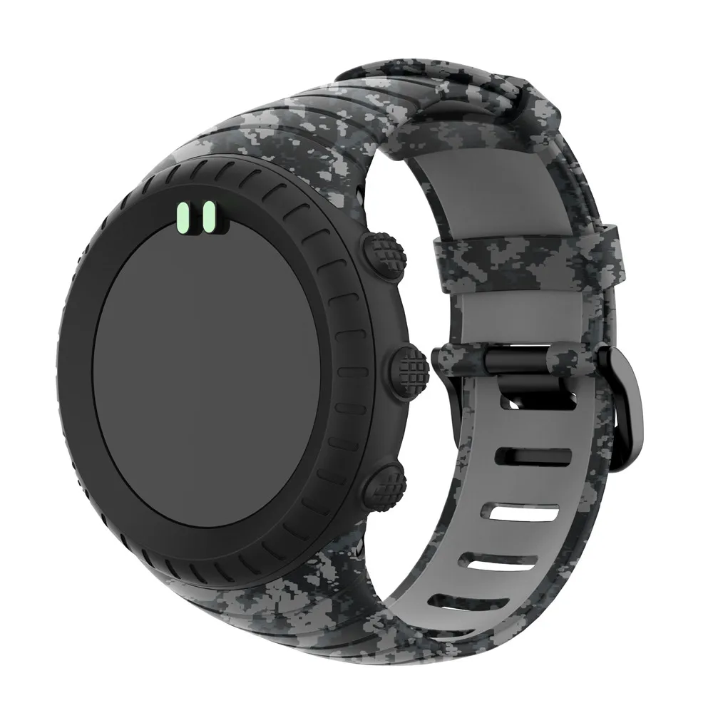 Для SUUNTO core Frontier/классический силиконовый спортивный браслет с принтом, сменный ремешок для SUUNTO core, Смарт-часы, браслет на запястье