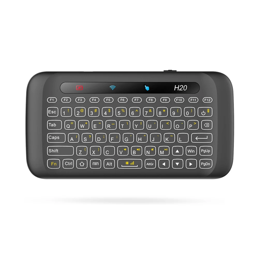 

2.4G Double Sided Mini Wireless Touch Keyboard H20 Full Screen Touchpad 2.4Ghz Wireless Mini Keyboard For Laptop Desktop Tablet