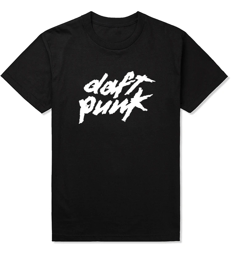 

Daft Punk Print Men T Shirts Male Raglan Sleeve T-shirt Man Top Tee Shirt Boy Clothes 2018 Summer Streetwear Electrical Music
