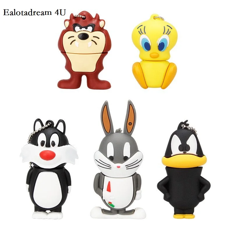 Ealotadream 4U мультфильм 512 Мб 4 ГБ 8 16 USB флеш-накопитель лев кошка usb-флеш накопитель в