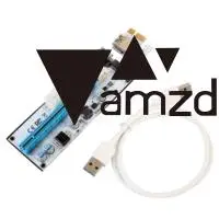 Amzdeal высокое качество печатная плата модуля для BTC Майнер PCI Express и т. д. ETH PCI-E 1x до 16x USB3.0