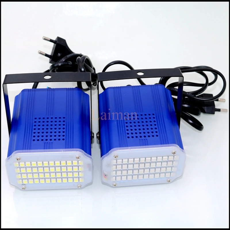 

AC90-260V 48 led high power White/RGB LED Stage Light DJ Disco Strobe Flash Light Club Stage Lighting Effect EU/US Plug