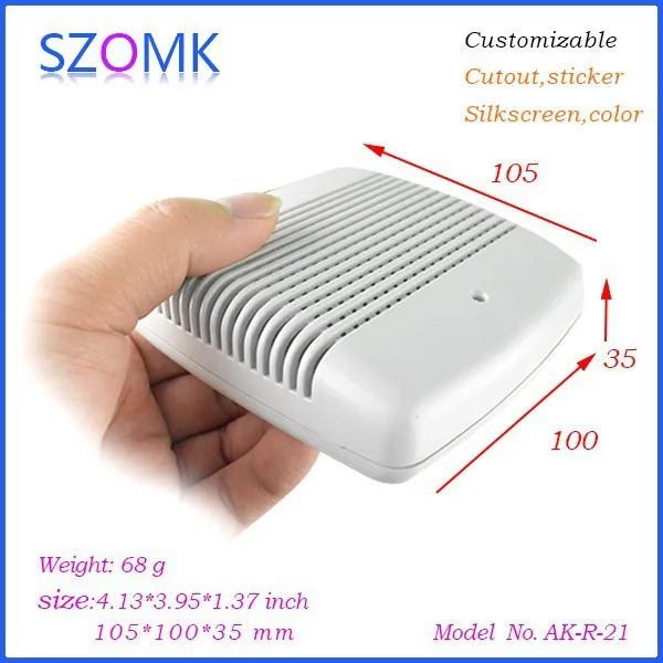 

plastic instrument boxes for GPS tracker (4 pcs) 105*100*35mm smart plastic electrical boxes, electronics outlet junction box
