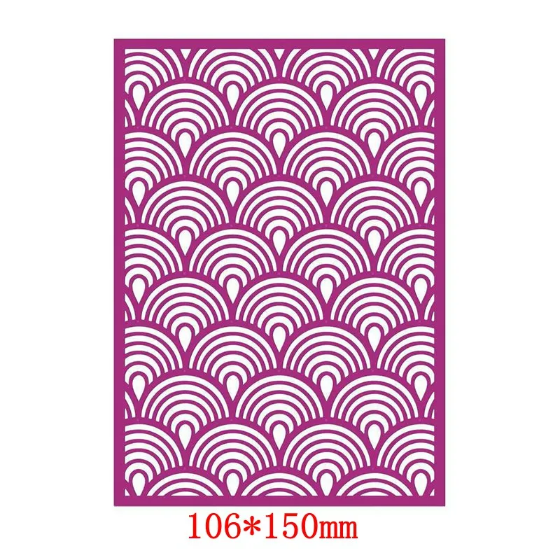 

Wave Line Shell Layer Frame Metal Cutting Dies Stencils for DIY Scrapbooking Photo Album Decorative Embossing Paper Crafts Die