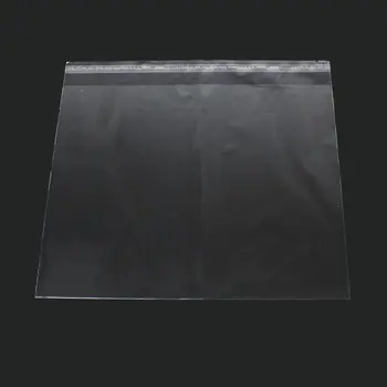 

DoreenBeads Transparent Plastic Bags Self Adhesive Seal Rectangle 26cm x 24cm (Useable Space:26cm x 21cm),50 PCs