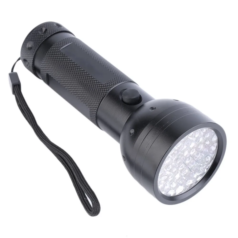 

Aluminium 51 LED UV Flashlight Torch Ultra Violet Outdoor Light Torch Lamp For Outdoor Fishing Hiking Camping