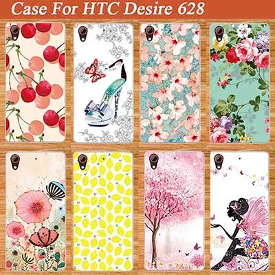 Чехлы для Htc 628 626 Роскошный Жесткий чехол из поликарбоната с 10 рисунками HTC Desire