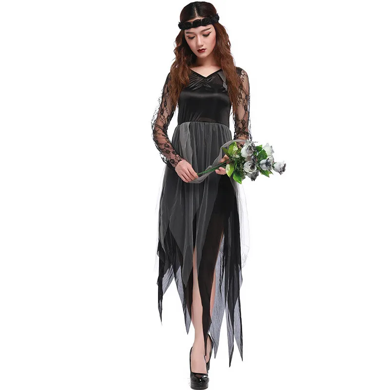 Wonderbaarlijk Ghost Bruid Halloween Carnaval Kostuum Vrouwen Cosplay WZ-62