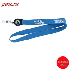 Настраиваемый шнурок с бейджем выдвижной катушка шейный ремень с брелоком