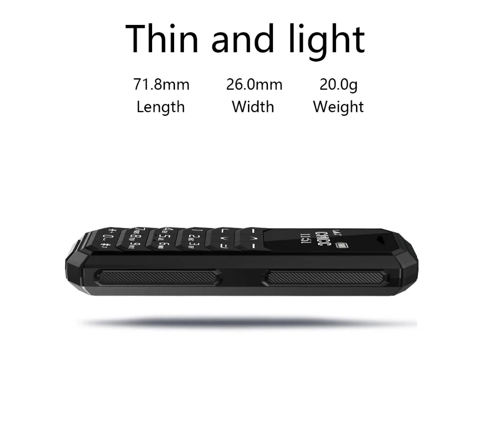 Карманный мини Celular Телефон AEKU KK2 Беспроводная гарнитура bluetooth dialer magic vioce