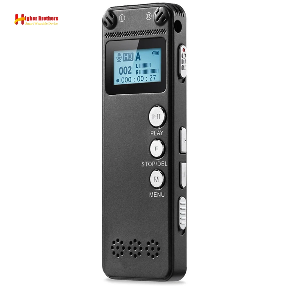 Portable 8G Voice Recorder USB Professional 96 Hours Playback Dictaphone Digital Audio Sound Voice Recorder With WAV,MP3 Player