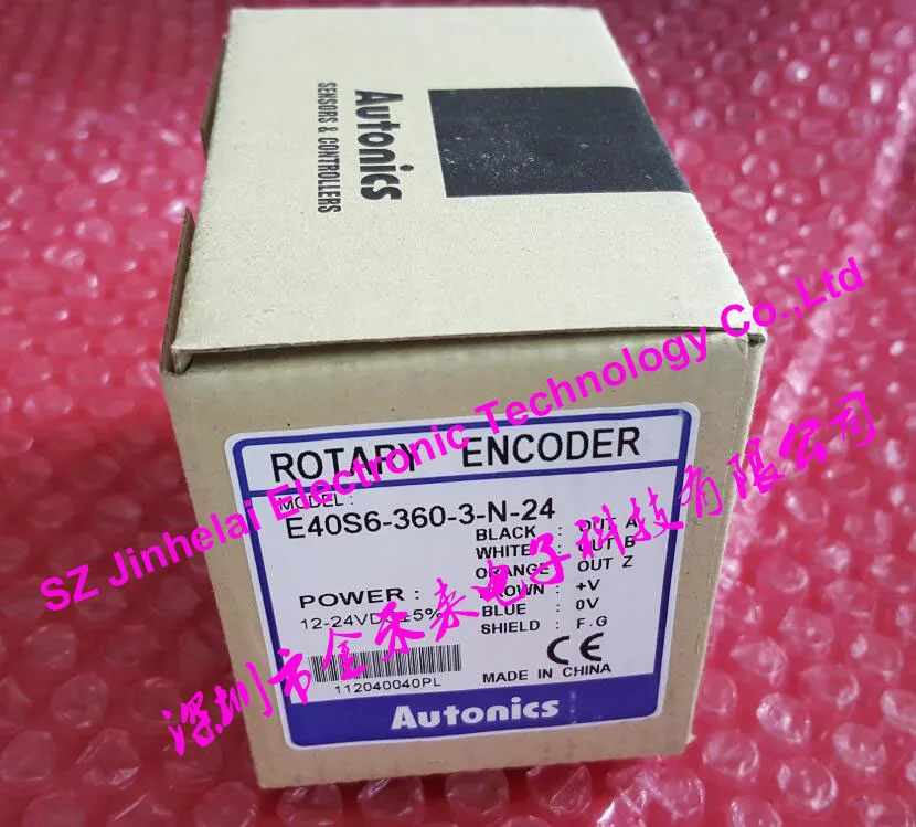 

E40S6-360-3-N-24, E40S6-100-3-N-24 New and original AUTONICS ENCODER