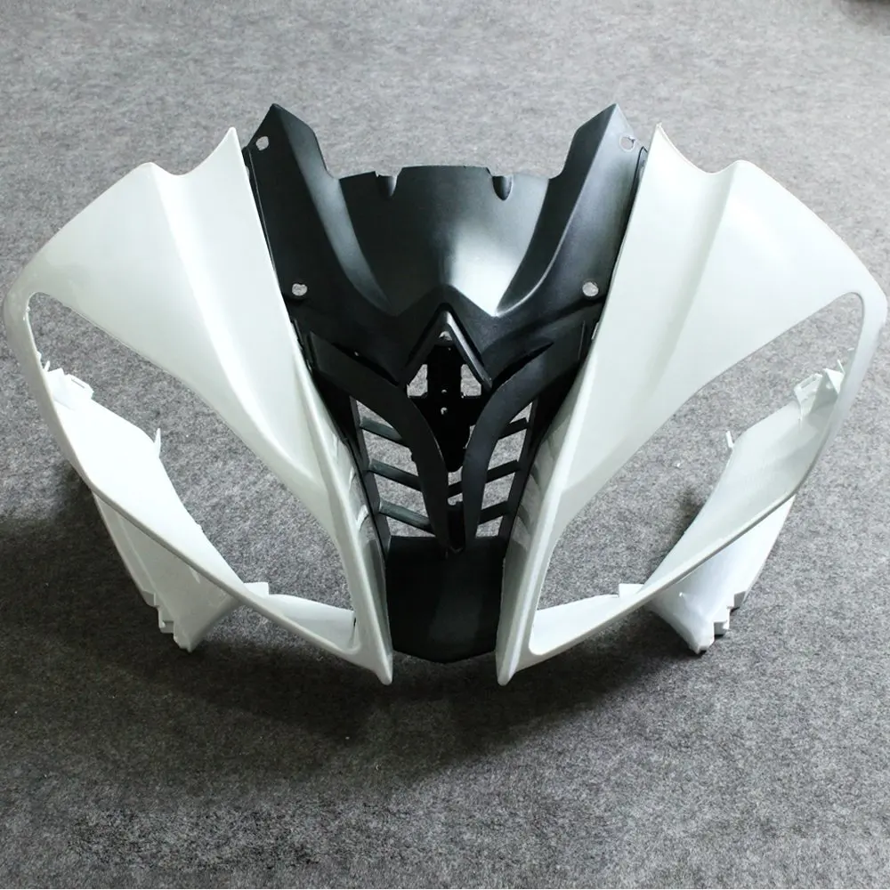 2008 2009 YZFR6 Head Unpainted Fairing Injection Front Upper Nose Cowl Air Intake For Yamaha YZF