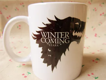 

New Quality Ceramic Coffee Mug Cup Of A Song of Ice and Fire Game of Thrones House Stark
