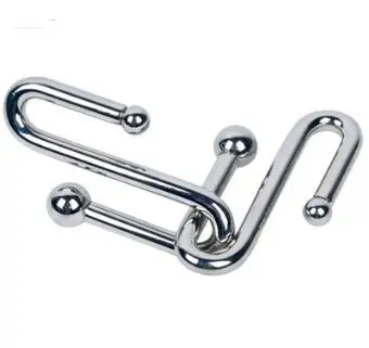 Classic IQ Metal Brain Teaser Wire Puzzles Game for Adults Children 42