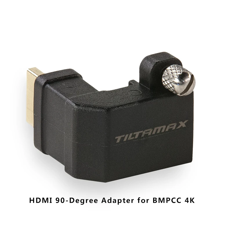

Tilta TA-T01-HDA-90 Black HDMI 90-Degree Adapter for BMPCC 4K