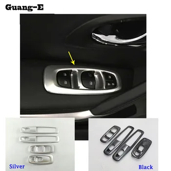 

Car Door Window Glass Interior Panel Armrest Lift Switch Button Trim Frame Molding 4pcs For Renault Kadjar 2016 2017 2018 2019
