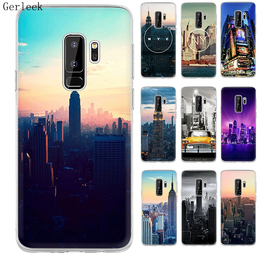 Case Cover For Samsung Galaxy A3 A5 A6 A8 Plus 2015 2016 2017 2018 New York City | Мобильные телефоны и аксессуары