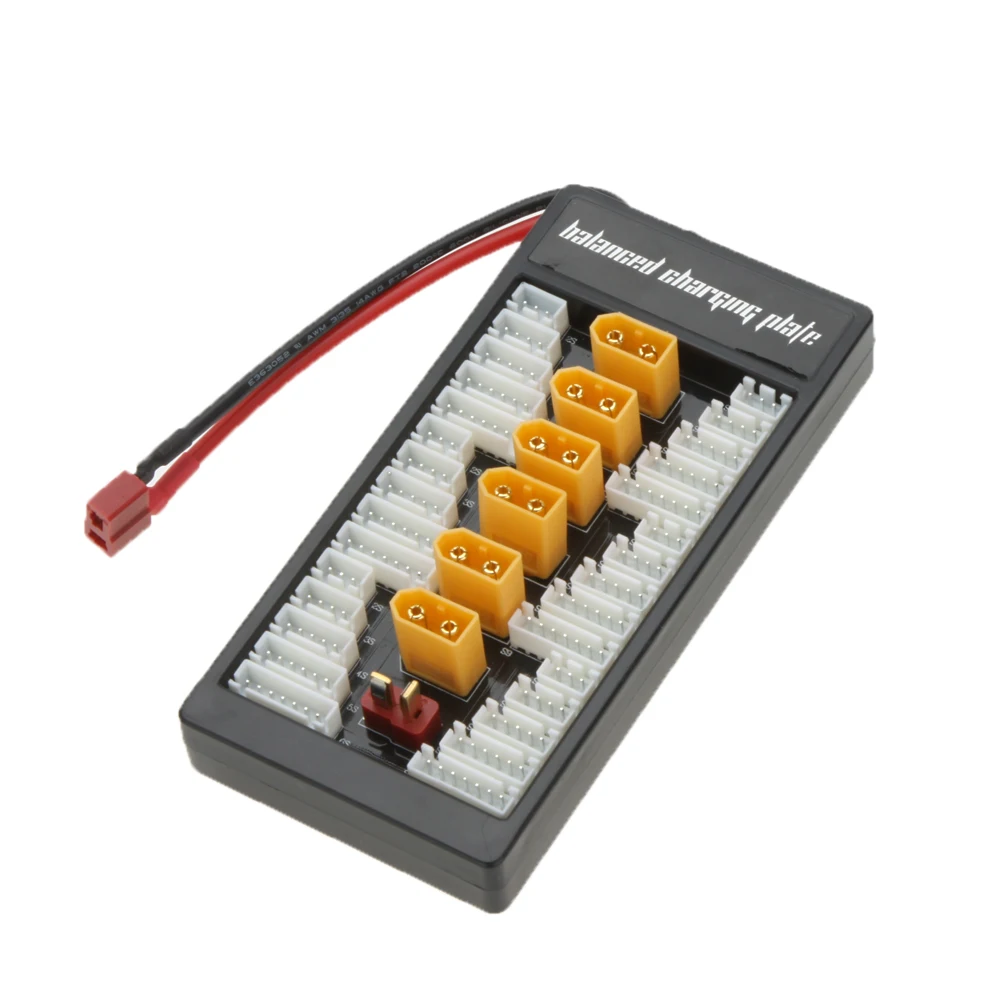 2 S-6 S Lipo аккумулятор; параллельный зарядная плата Зарядное устройство плиты TX60 разъем для зарядного устройства Imax B6 B6AC B8 6 в 1