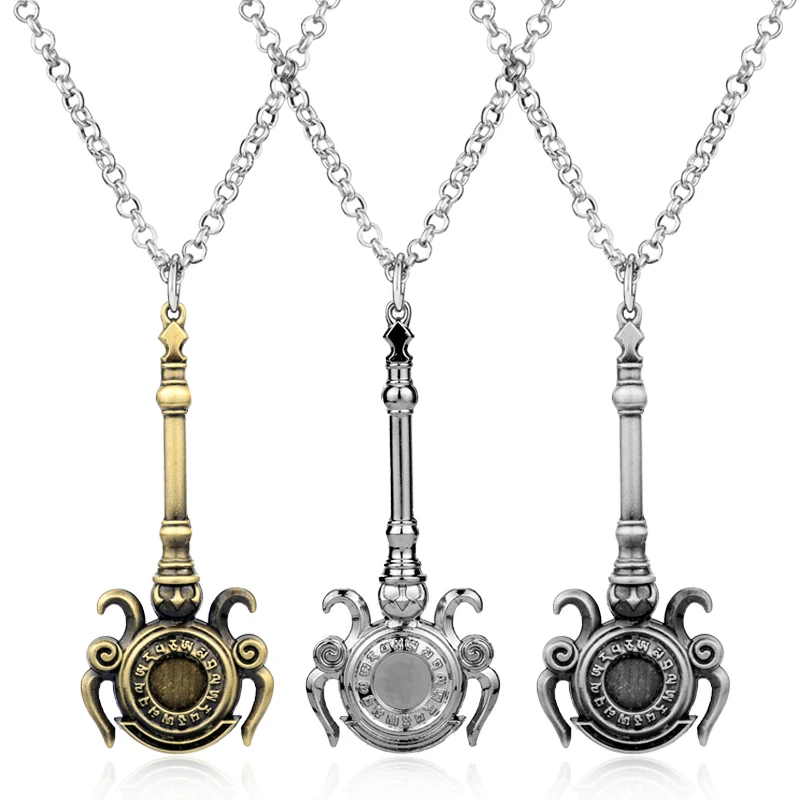 

Kindred the Eternal Hunters Necklace L OL Kindred Wolf Mask Pendant weapon Necklace Gift for Men Friends Lovers Cosplay Gift