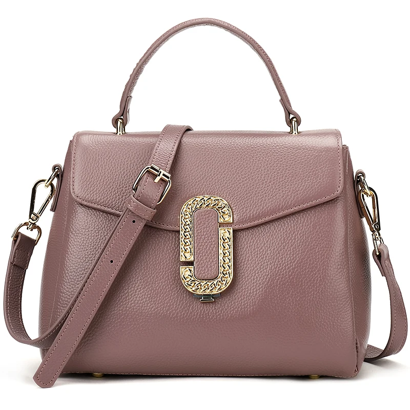 

YILIAN Genuine leather Female bag 2018 fashion Set auger Small square bag Three layers The large capacity cowhide handbag 6087