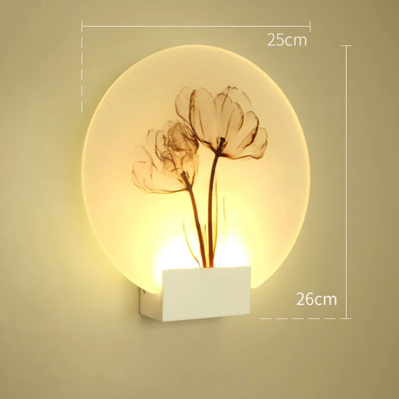 SuperNight 6W European LED Wall Lamp Mural Night Light Modern Aisle Living Room Bedroom Bedside Lamp for Home Hotel Decoration (2)
