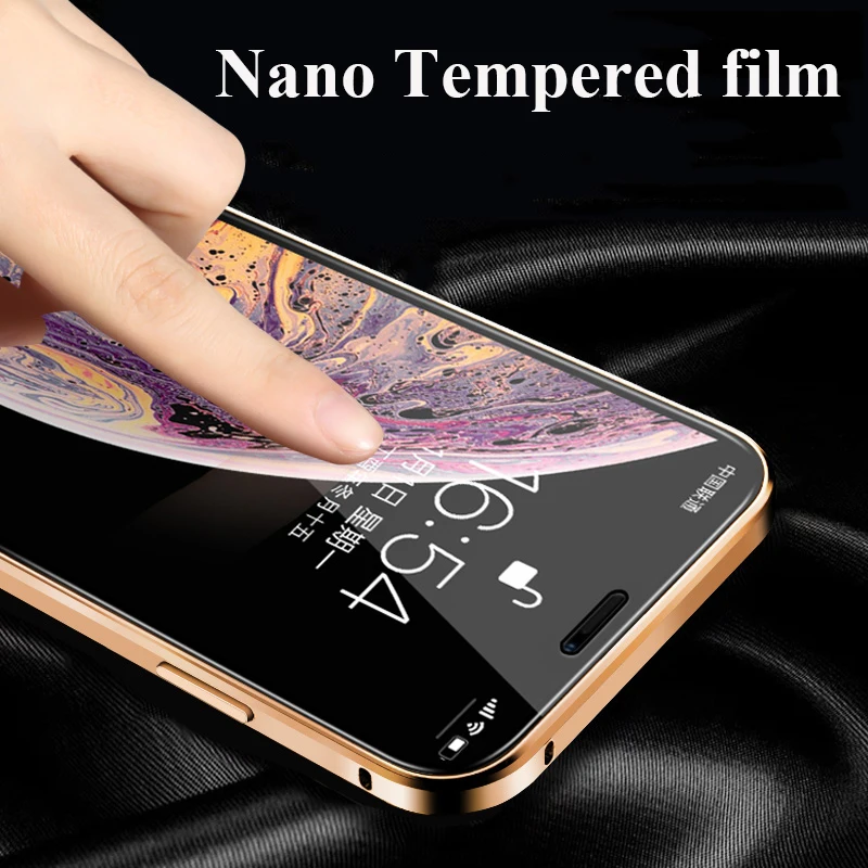 Suntaiho Magnetic Case for iPhone XS Max case XR Dual Tempered Glass Magnet Adsorption Case for iPhone 7 Plus glass Cover bumper Suntaiho Magnetic Case for iPhone XS Max case XR Dual Tempered Glass Magnet Adsorption Case for iPhone 7 Plus glass Cover bumper