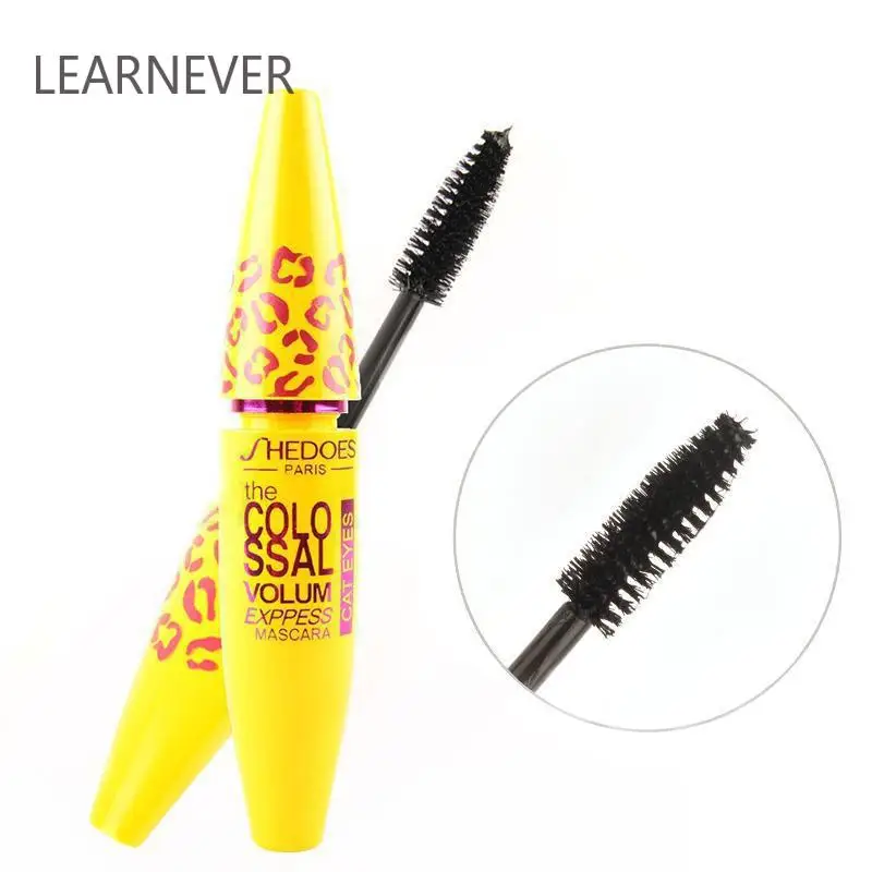 

1pc Makeup Mascara Eyes 3D Fiber Lashes Volume Cosmetic Makeup Extension Length Long Curling Black 3D Mascara Eye Lashes Tools