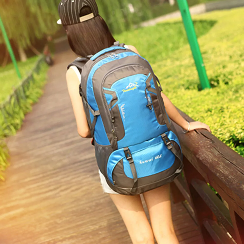 Prix pour Unisexe 60L Étanche Nylon Randonnée Camping Sac À Dos En Plein Air résistant à l'usure Poche Sac Escalade Sac Avec Bretelles Rembourrées Prix pour Unisexe 60L Étanche Nylon Randonnée Camping Sac À Dos En Plein Air résistant à l'usure Poche Sac Escalade Sac Avec Bretelles Rembourrées