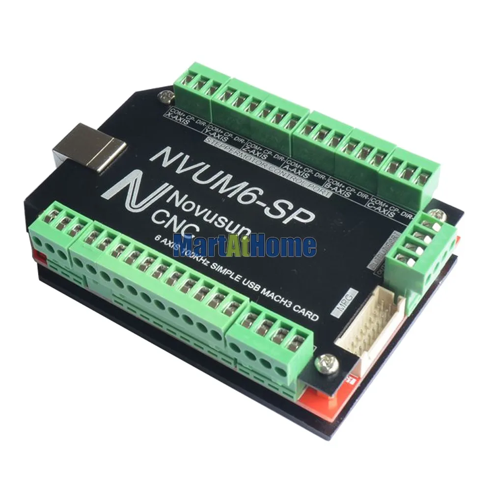 CNC USB MACH3 3/4/6 Achsen Schrittmotor Motion Control Breakout Board Controller 