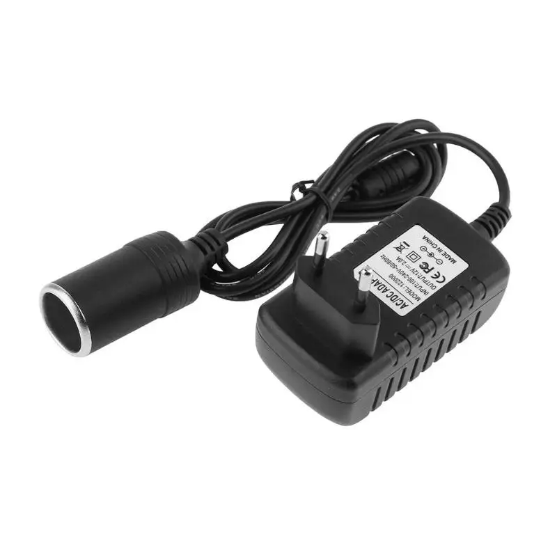 

Mini 2A 110/220V AC to DC 12V 24W Car Cigarette Lighter Switch Power Supply Chargering Adapter Socket Charger