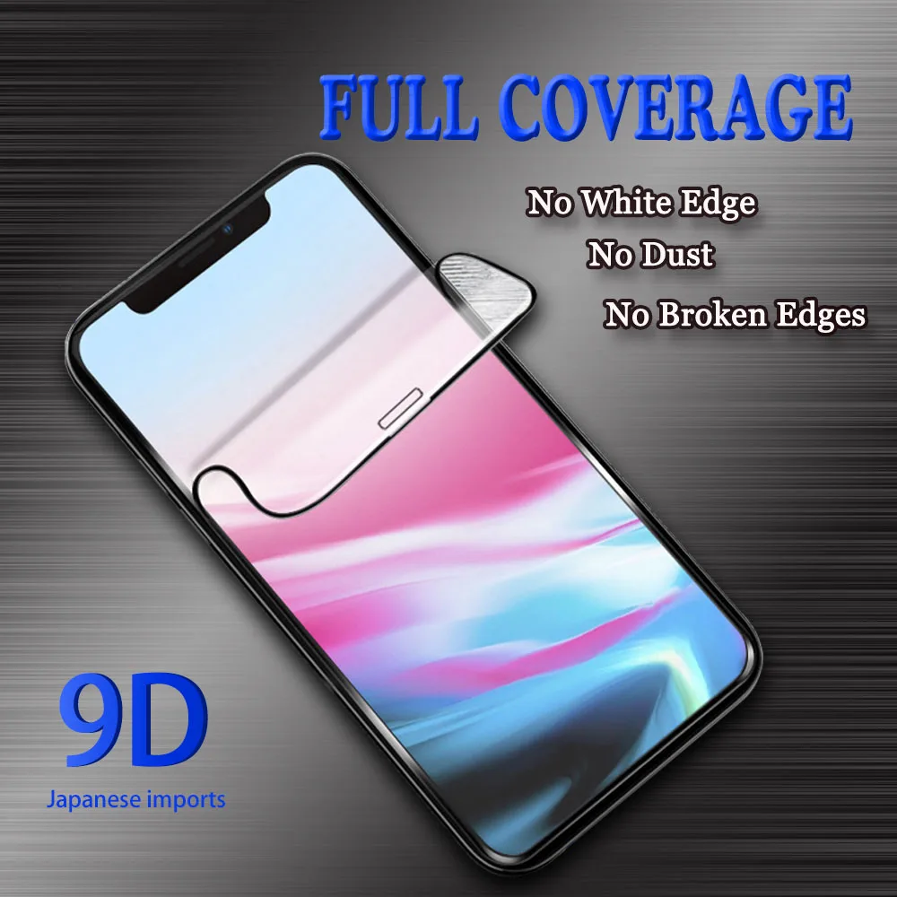 

Tempered Glass for Iphone X/XS XR Phone Screen 9D Full HD for XR MAX Screen Protection High Definition