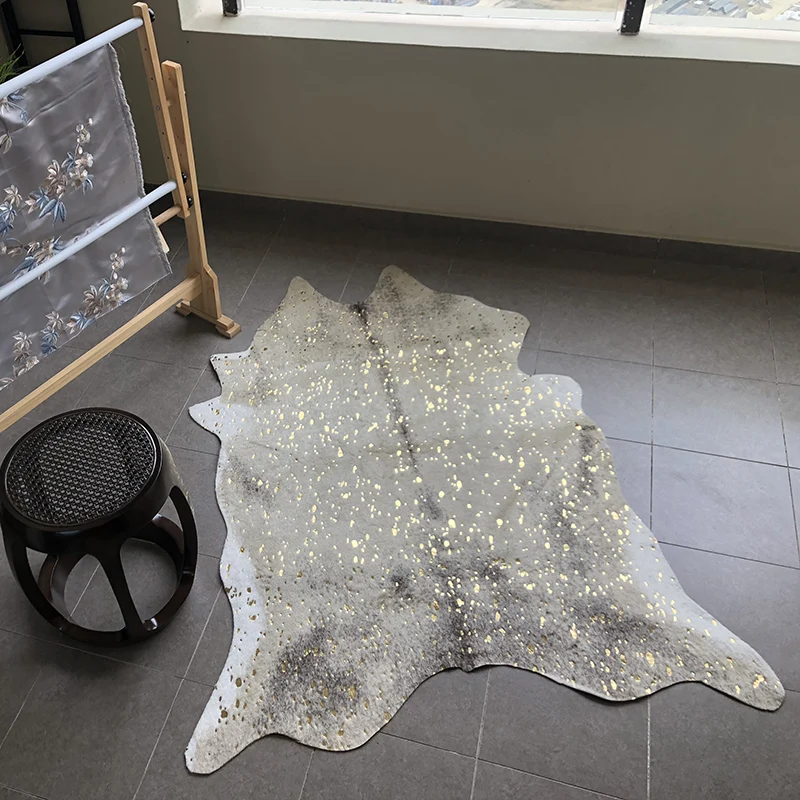  Animal Cow Print Rug big size Faux Cowhide Rug Non-slip Animal Printed Rug Cow Skin Area Rug Carpet - 32995166812