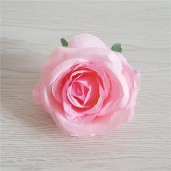 

100pcs 8cm Artificial Rose Flower Head for Birthday Party Home Decoration DIY Flower Wall Garland Wedding Backdrops Fake Flowers