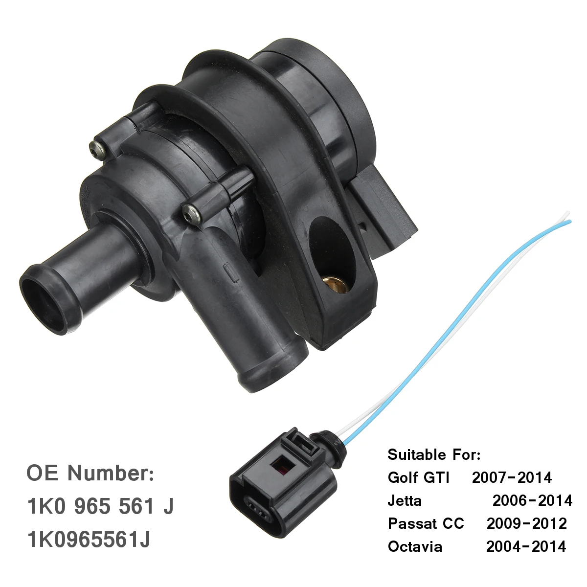 Car Cooling Water Pump Auxiliary 1K0965561J 1K0 965 561 J For VW for