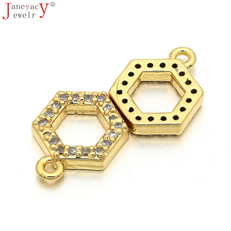 

Supplies Jewelry DIY Copper Connector Clasps Accessories For Women Natural Stone Crystal Pearls Beading Jewelry Making L10*W8mm