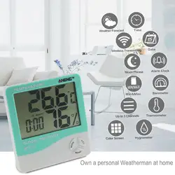 Металл 3 цвета дома гигрометр офис термометр удобный инструмент всепогодный устройства измеритель влажности для ANENG