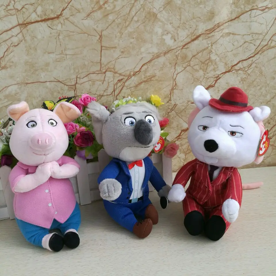 

rosita pig sing BUSTER KOALA Mike mouse Plush Toy Stuffed Animal Kids Toy Christmas Gift Soft Good Quality Soft toy home decor