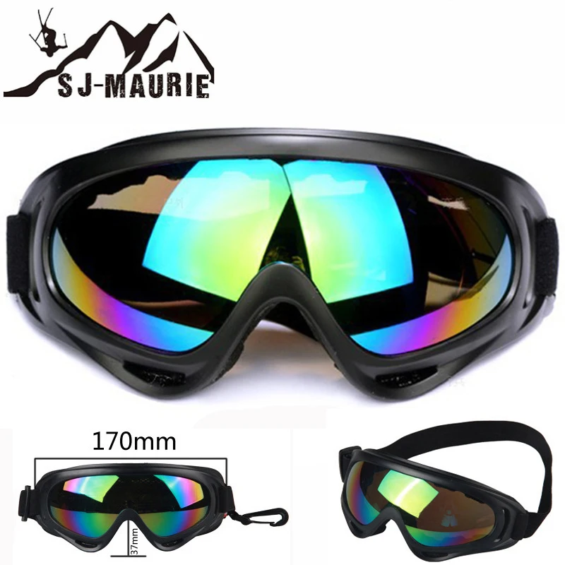 SJ Maurie Snowmobile Goggles Winter Windproof Ski Mask Glasses Uv