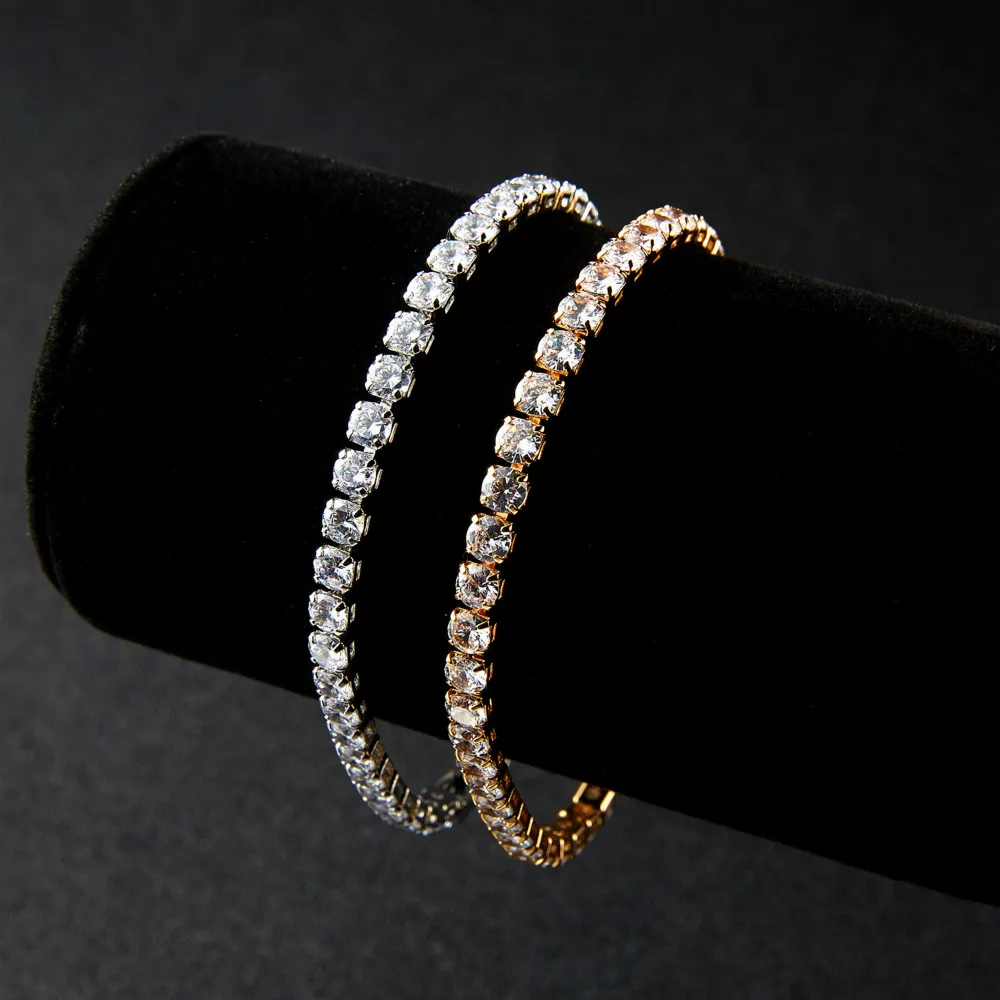 Высокое качество полный горный хрусталь браслет Модные украшения для Для женщин один ряд с кристальными подвесками свадебный подарок для невесты jewelry