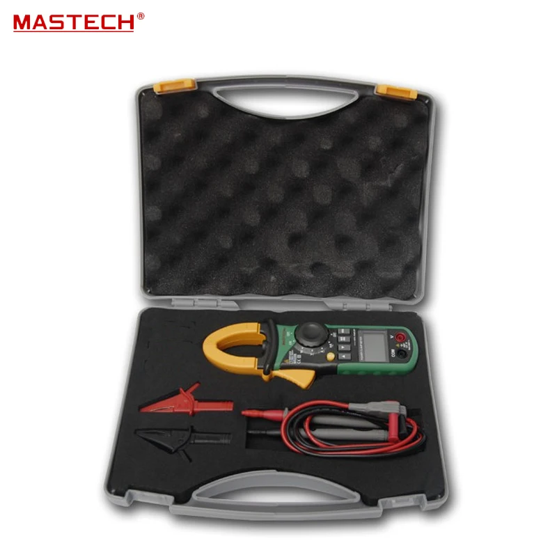 

MS2208 Portable Harmonic Power Factor Clamp Meter Tester Multimeter TRMS KVA KVAr PF
