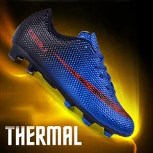 2018 New Men Boy Kids Soccer Cleats Turf Football Soccer Shoes TF Hard Trainer Sports Sneakers Cleats Football Boots Size 33-44 adidas original new arrival official goletto tf hard wearing men s football soccer shoes sports sneakers by2721 aq4302