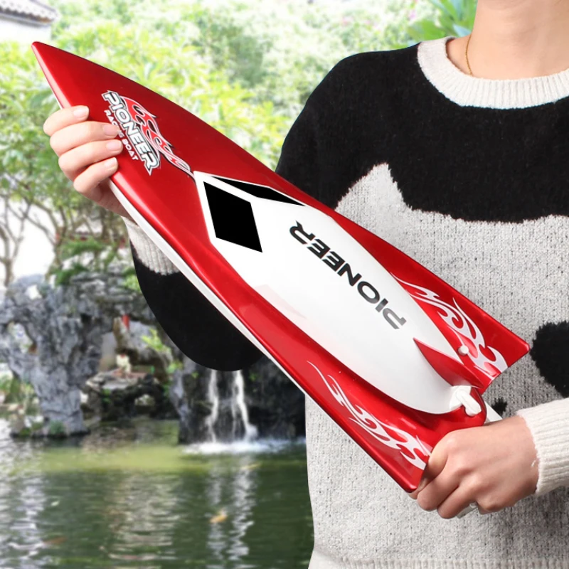 

2019 High Speed Water Cool Electric RC Remote Control Speedboat 2.4G 50CM Two-Way Navigation Waterproof Racing Large RC Boat Toy