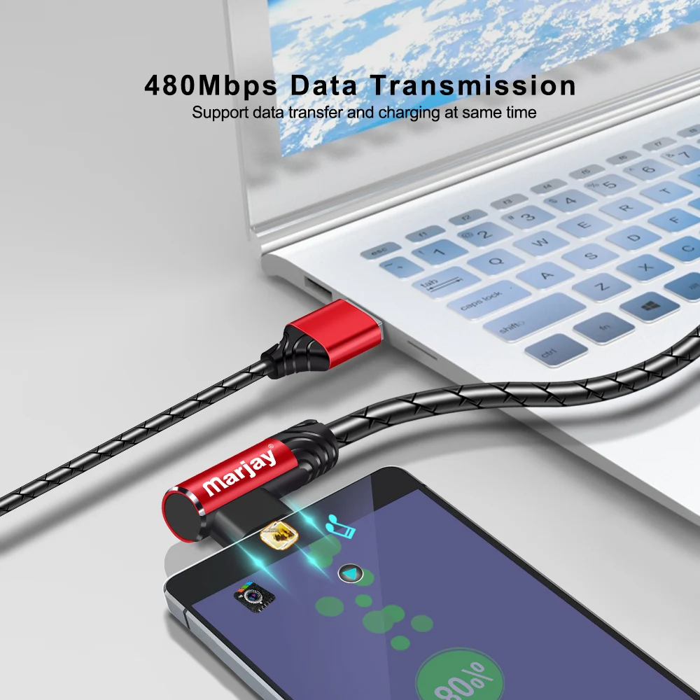 Marjay 2.4A Micro USB кабель для быстрой зарядки и Зарядное устройство Шнур для samsung S7 Xiaomi Redmi Note 5 планшет Android, телефон кабель Microusb