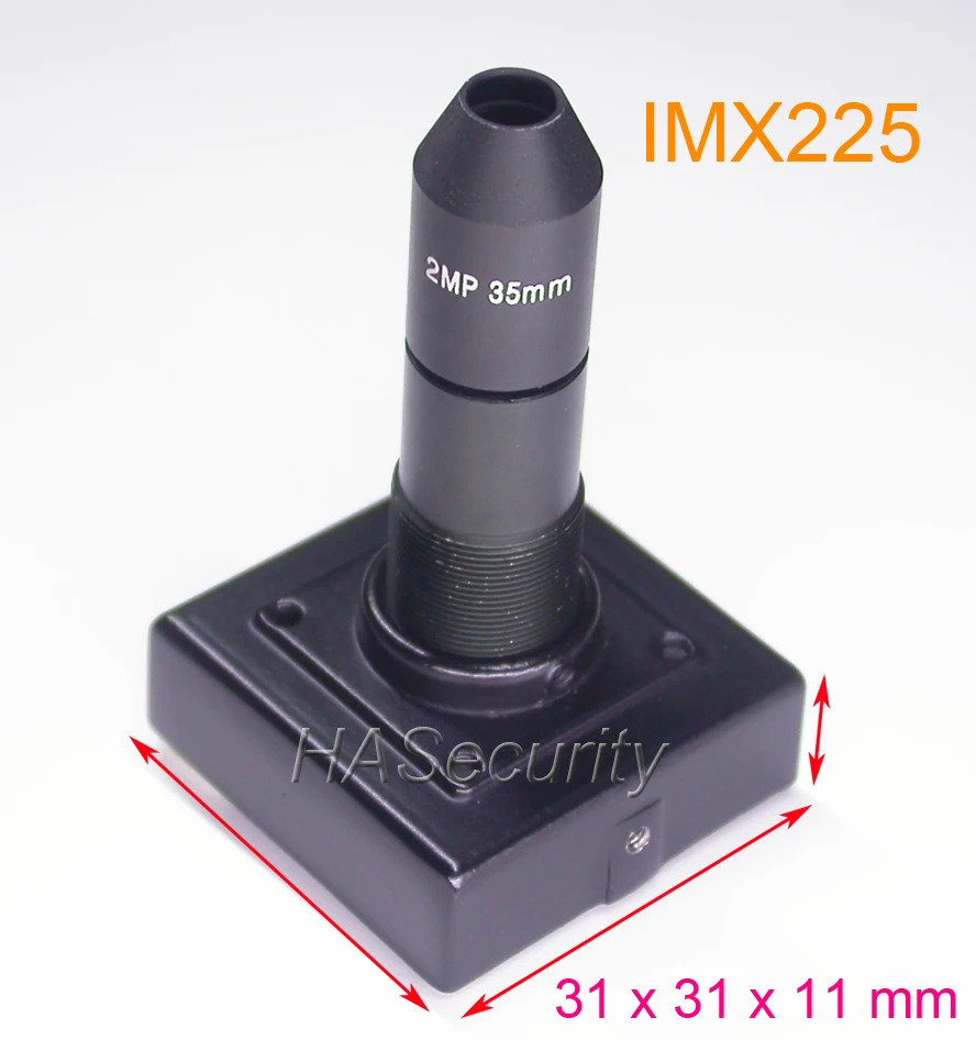 Блок камера 31x31x11 мм фотосессия (720P) / CVBS (D1) 1/3 дюйма SONY Exmor IMX225 CMOS + NVP2431 модуль камеры