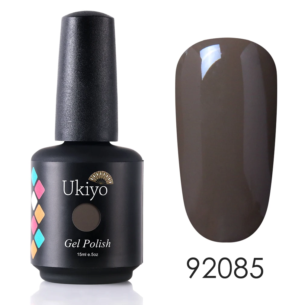 Ukiyo 15 мл чистый цветной Гель-лак для ногтей Полупостоянный отмачиваемый стойкий гель ла гель для ногтей Дизайн ногтей 112 цветов - Цвет: HP92085