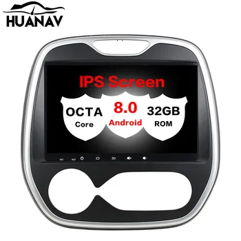 

HUANVA Android 8.0 32G Car CD DVD Player GPS navigation For Renault Capture 2016+ multimedia player tape recorder 8-Core Audio