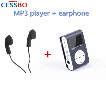 

TF Card Clip USB MP3 Player with Screen + Earphone Mini Classic Music Player Support 32G SD Card High Quality Sport MP3 Fashion