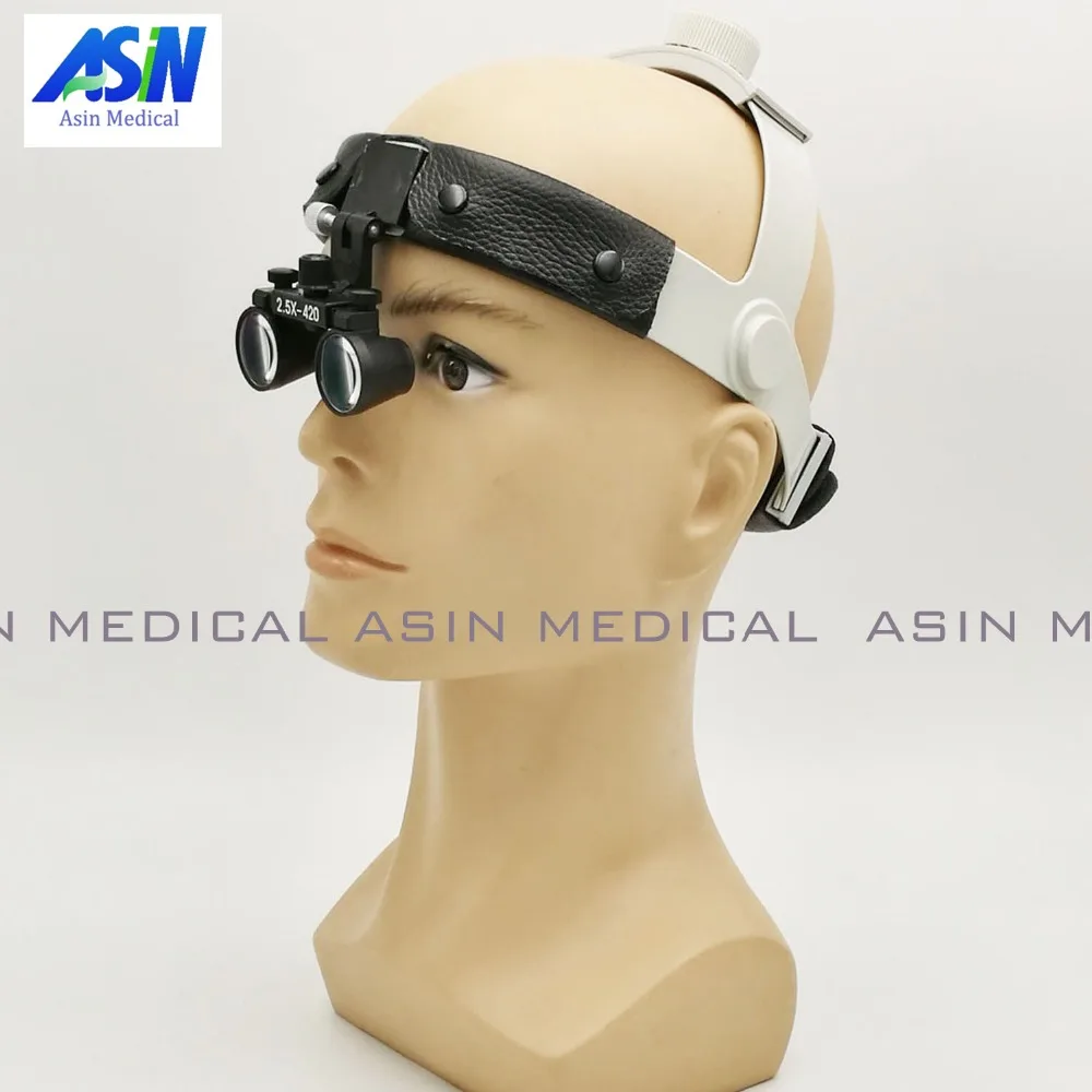

NEW ARRIVAL free shipping 2.5 x headset Dental Loupe magnifier Head wear surgical loupes high quality adjustable angle easy use
