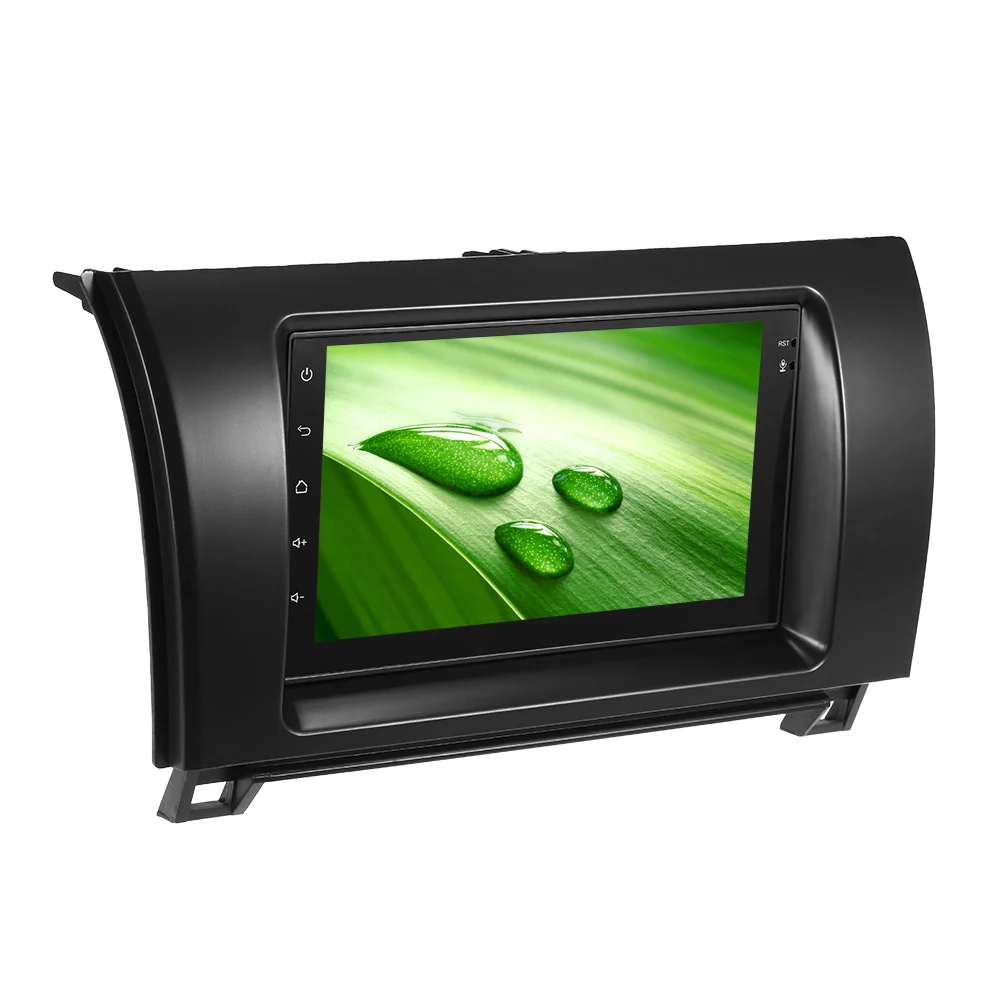 Discount Car radio 7" Touchscreen 2din android autoradio Stereo Receiver rearview mirror Music Player for Toyota Sequoia Tundra 2008-2013 4
